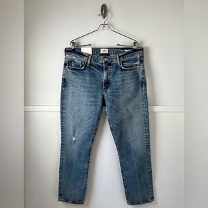Citizens of Humanity Ella Mid Rise Crop Slim Jeans in Ascent Wash NWT